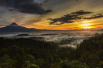 Sunrise Borobudur Merapi Jeep Prambanan