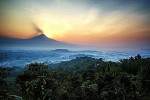 Sunrise Borobudur Prambanan