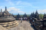 Borobudur Temple Candirejo Village on Horse Cart