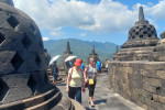 Borobudur Temple Candirejo Village on Horse Cart